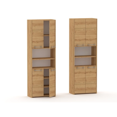 Słupek łazienkowy LUNA 4D Dab artisan 56  / 76 cm.